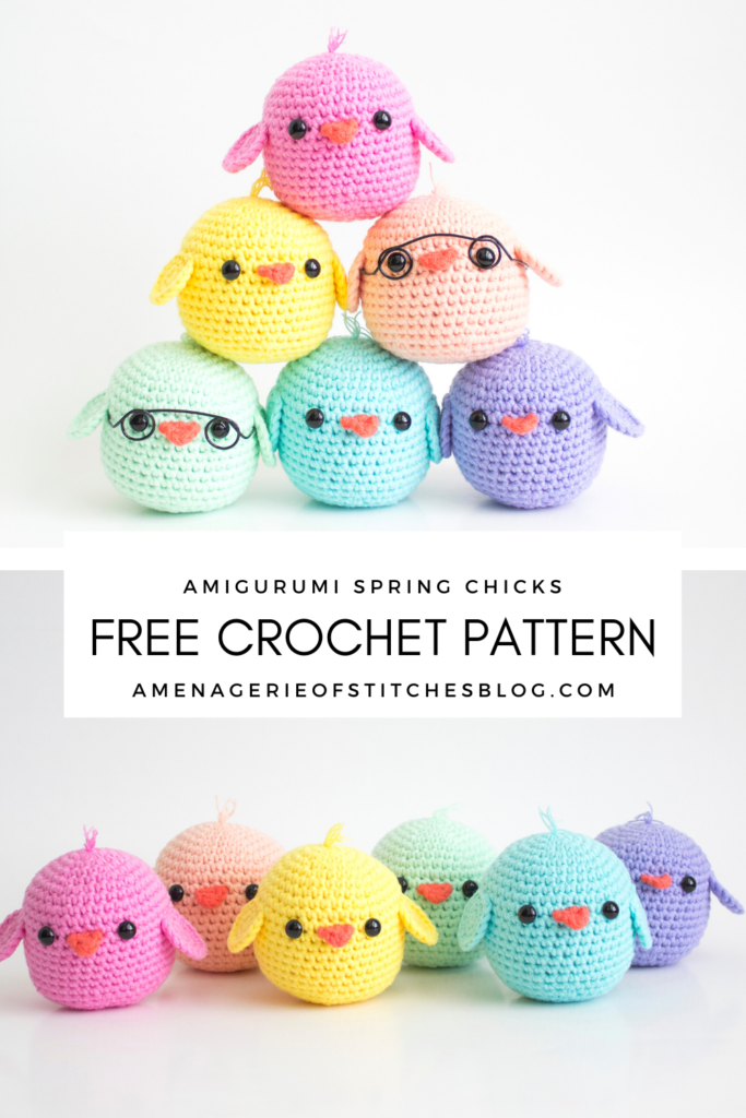 Stacked Free Spring Chicks Michaels Free Crochet Pattern Complete PIN 01