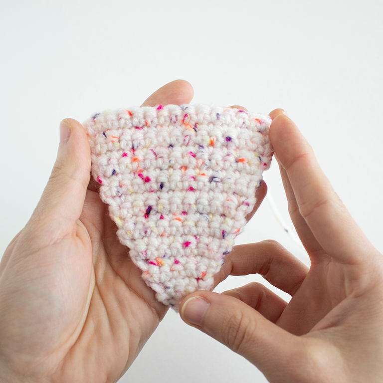 Sprinkles the Funfetti Cake Slice Free Crochet Pattern - 03