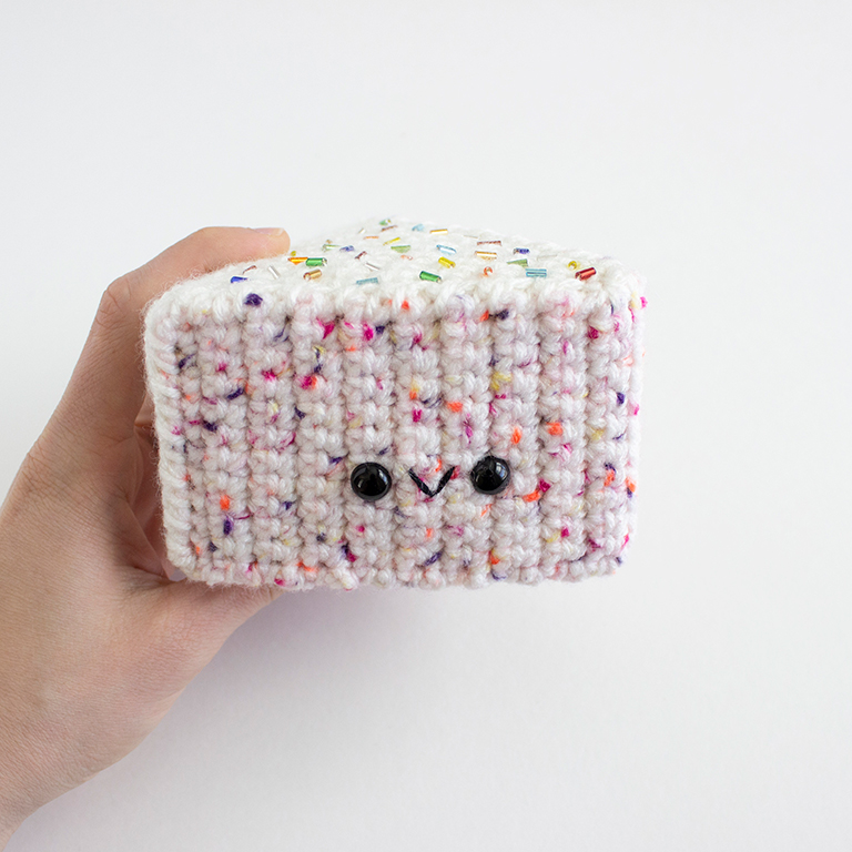 Sprinkles the Funfetti Cake Slice Free Crochet Pattern - 32