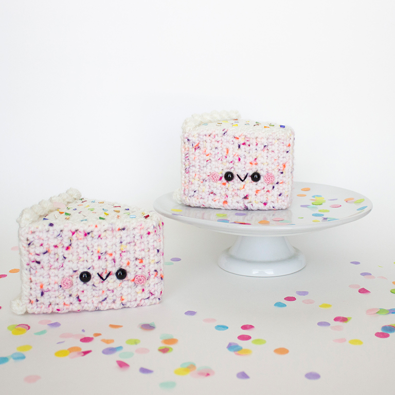 Sprinkles the Funfetti Cake Slice Free Crochet Pattern - 39