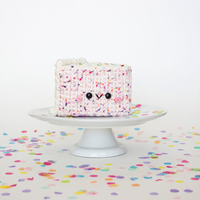 Sprinkles the Funfetti Cake Slice - A Menagerie of Stitches