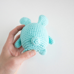 Free Crochet Chubby Bunny Pattern - A Menagerie of Stitches
