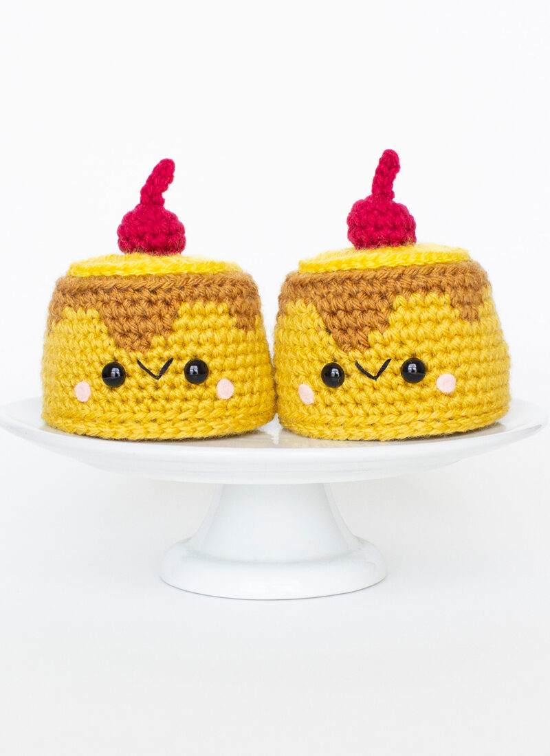 Free Crochet Pineapple Upside Down Cake Pattern Amigurumi Bake Off