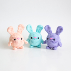 Free Crochet Chubby Bunny Pattern - A Menagerie of Stitches