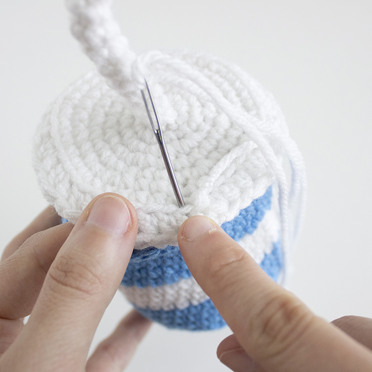 Free sip the soda cup amigurumi crochet pattern assembly - 04