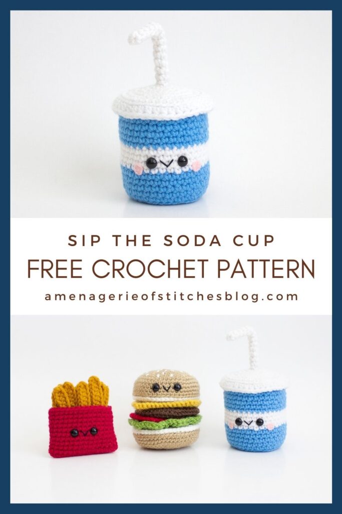 sip the soda cup crochet pattern pinterest pin 01