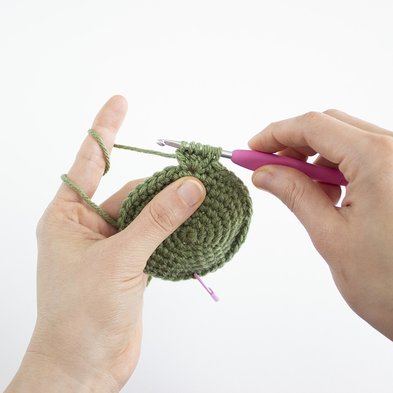 How to Crochet - Bobble Stitch (Bo) - 06