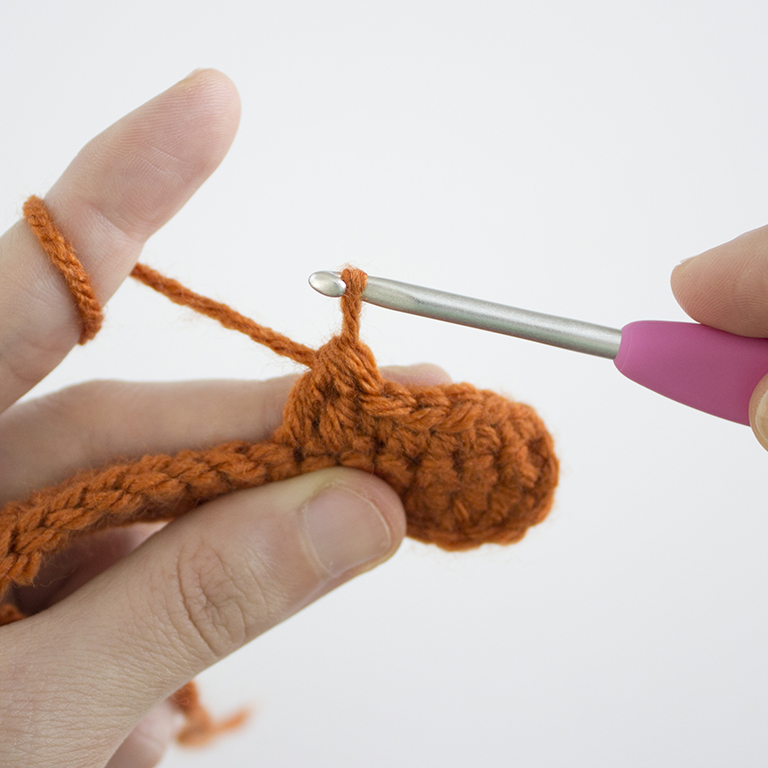 How to Crochet - Double Crochet 2 Together - DC2TOG - 10