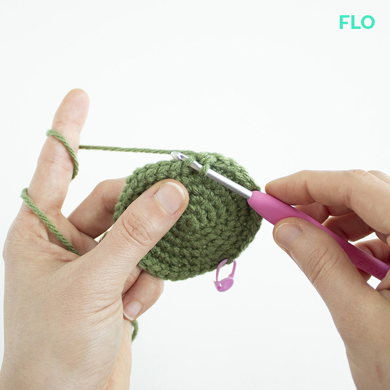 How to crochet amigurumi - Front or Back Loops Only (FLO or BLO) - 03