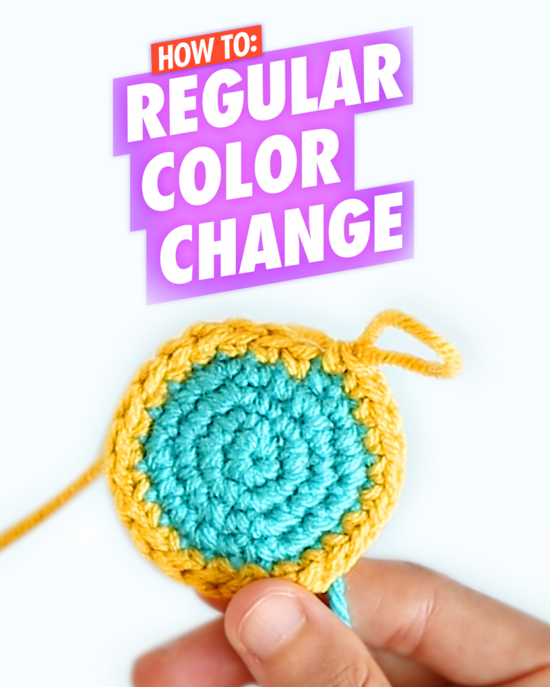 HOW TO REGULAR COLOR CHANGE A MENAGERIE OF STITCHES HOW TO CROCHET AMIGURUMI FOR BEGINNERS