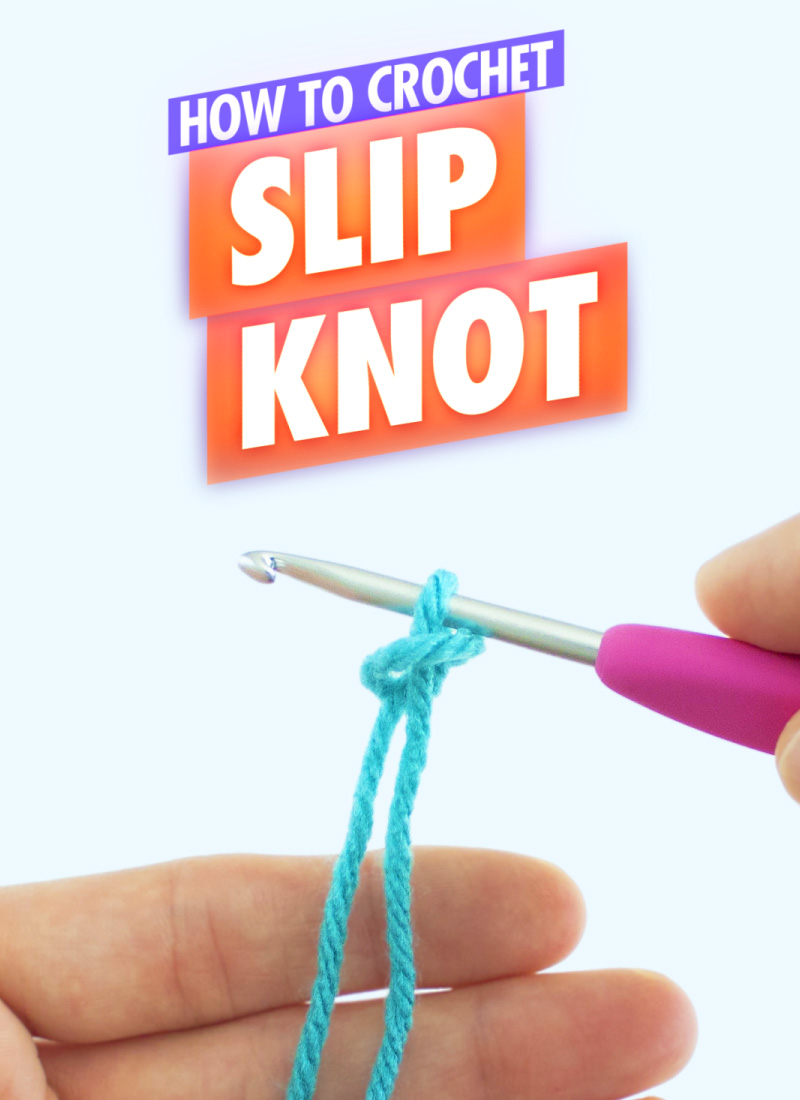 HOW TO SLIP KNOT - A MENAGERIE OF STITCHES HOW TO CROCHET AMIGURUMI FOR BEGINNERS