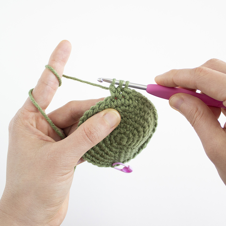 How to Crochet - Mini Bobble (Mini Bo) - 06
