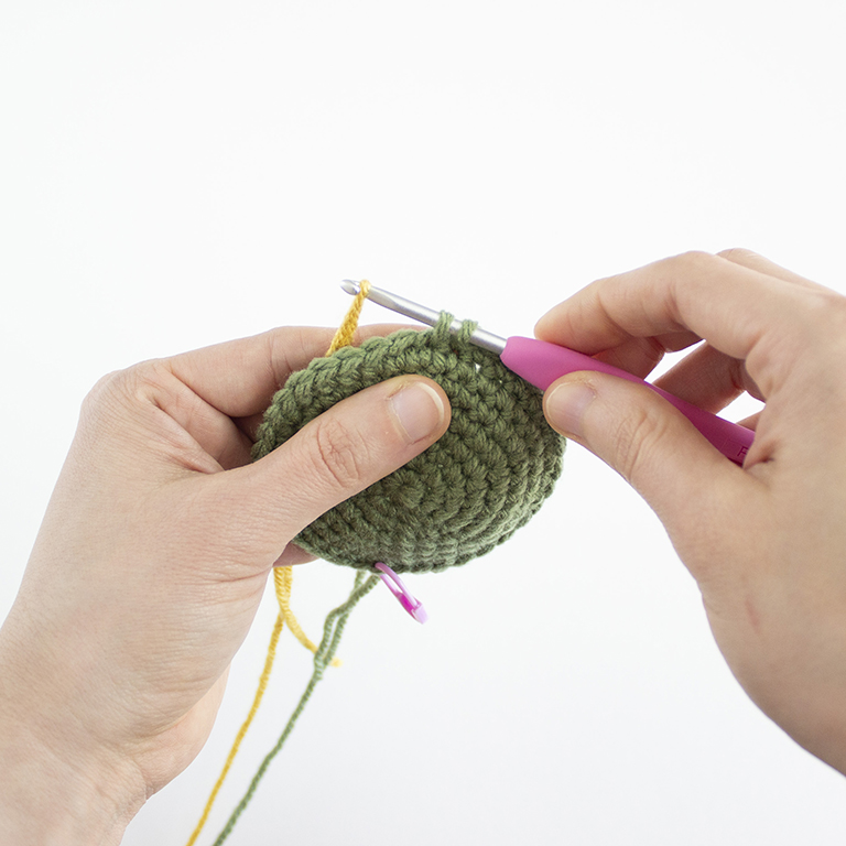How to Crochet - Regular Color Change - 02