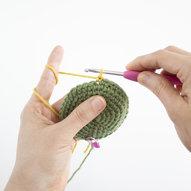 How to Crochet - Regular Color Change - 04