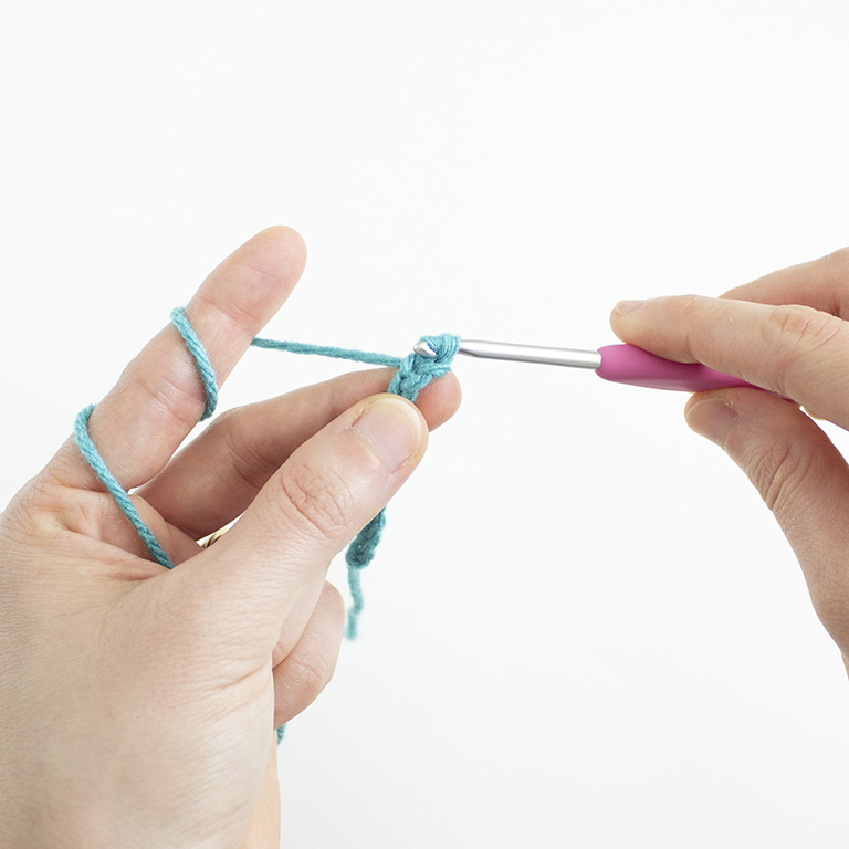 How to Crochet - Slip Stitch (Sl St) - 05