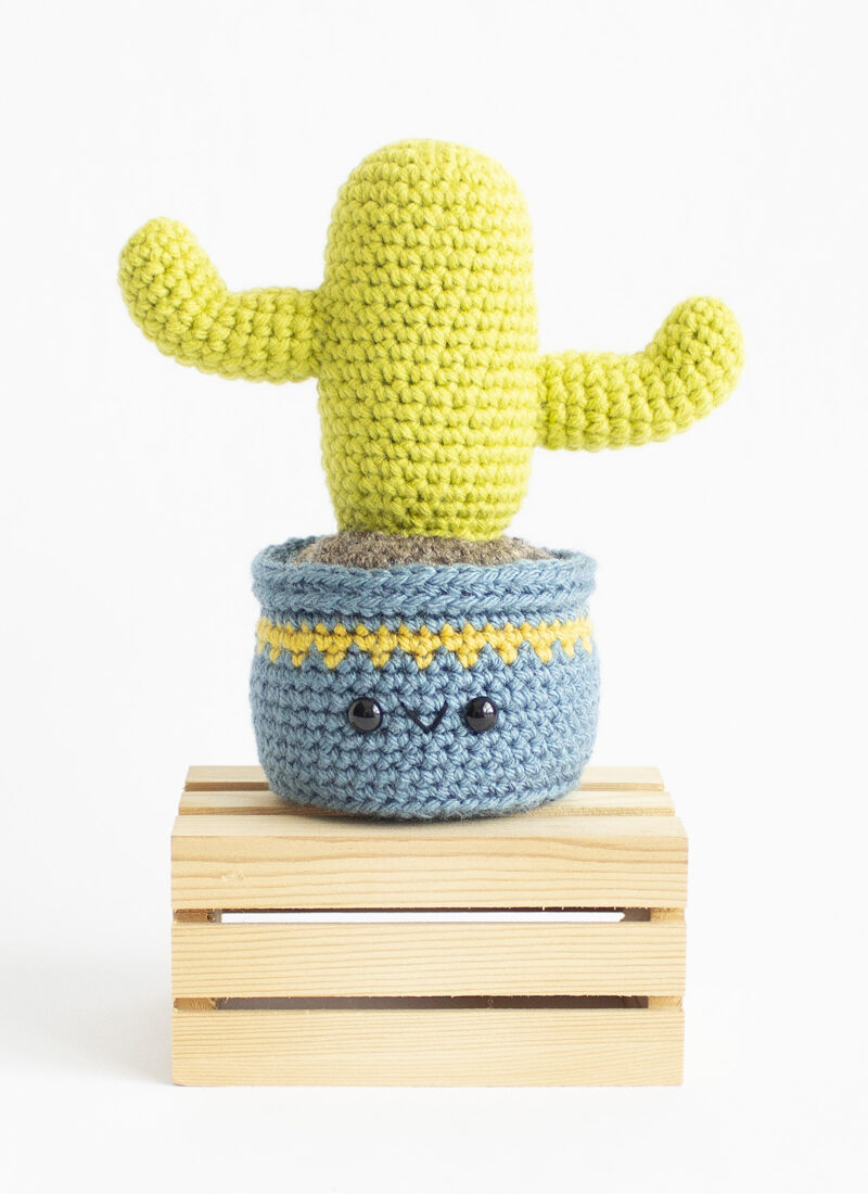 Free Crochet Saguaro Cactus Amigurumi