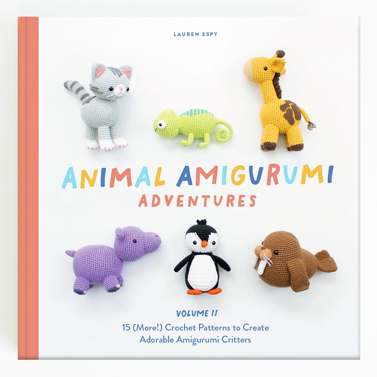 Animal Amigurumi Adventures v2 Book Cover - Full Crochet Yarn Material List Feature