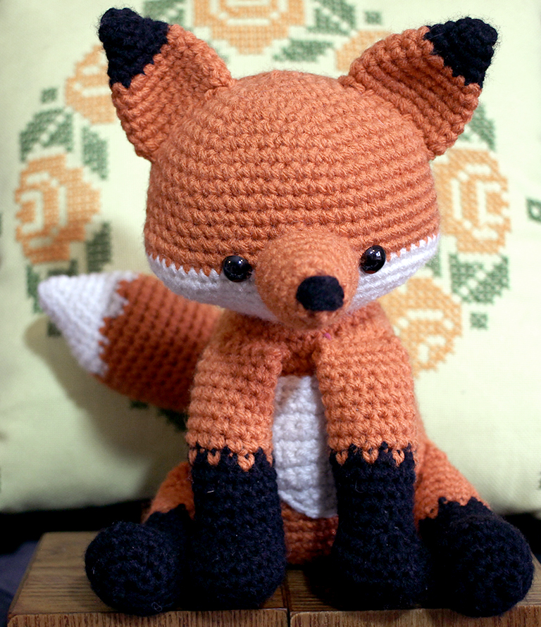 animal amigurumi adventures crochet pattern- anna - fox
