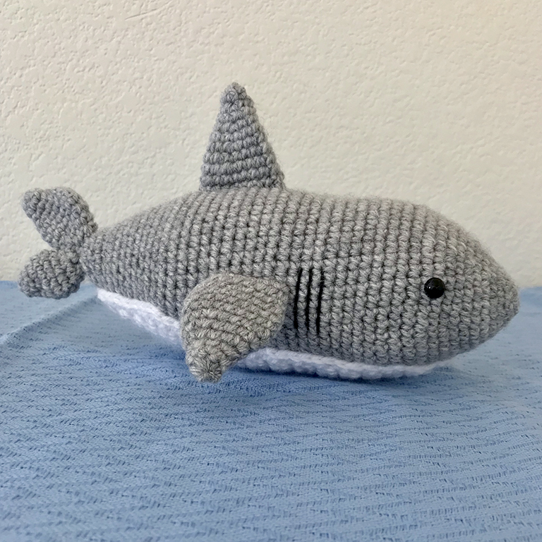 animal amigurumi adventures crochet pattern- anna - shark