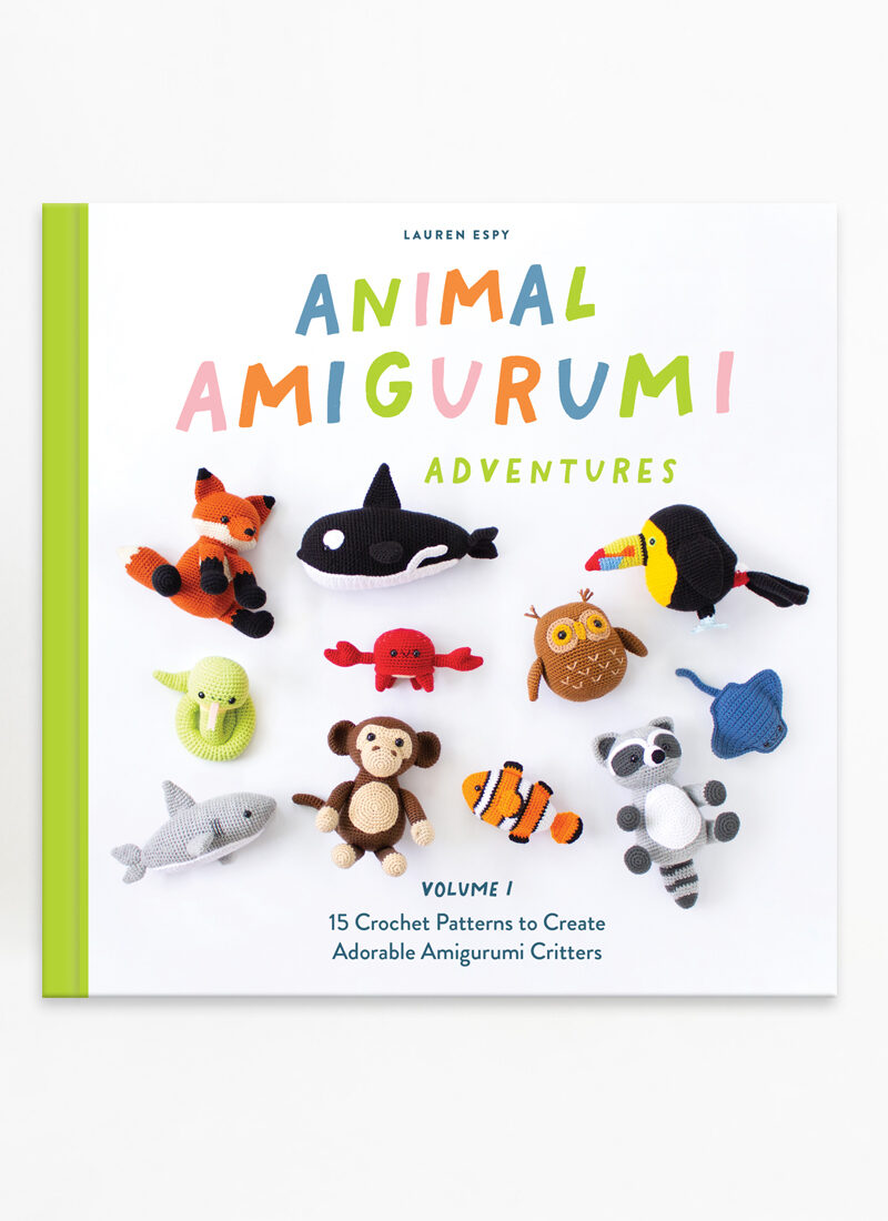 Animal Amigurumi Adventures Book Cover - Full Crochet Yarn Material List Feature