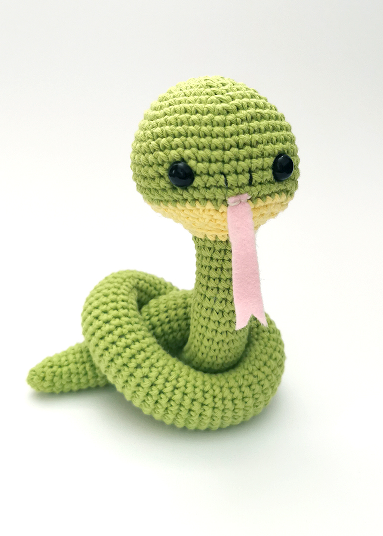 animal amigurumi adventures crochet pattern- megan - snake