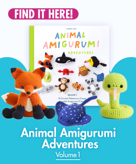 Animal Amigurumi Adventures Volume 1 - Crochet Pattern Book Feature - 01 - SIDE TXT