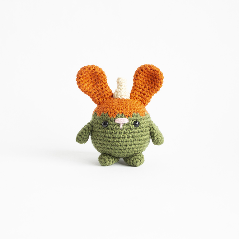 Free Crochet Chubby Bunnies - Fall Gourd Bunny Pattern