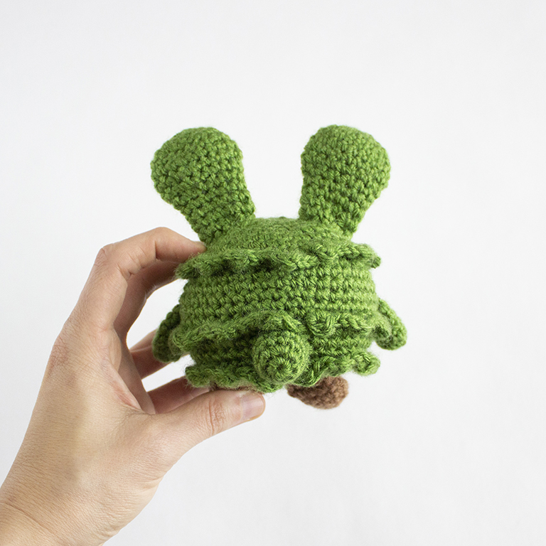 Free Crochet Christmas Tree Bunny - Amigurumi Pine Tree - 11