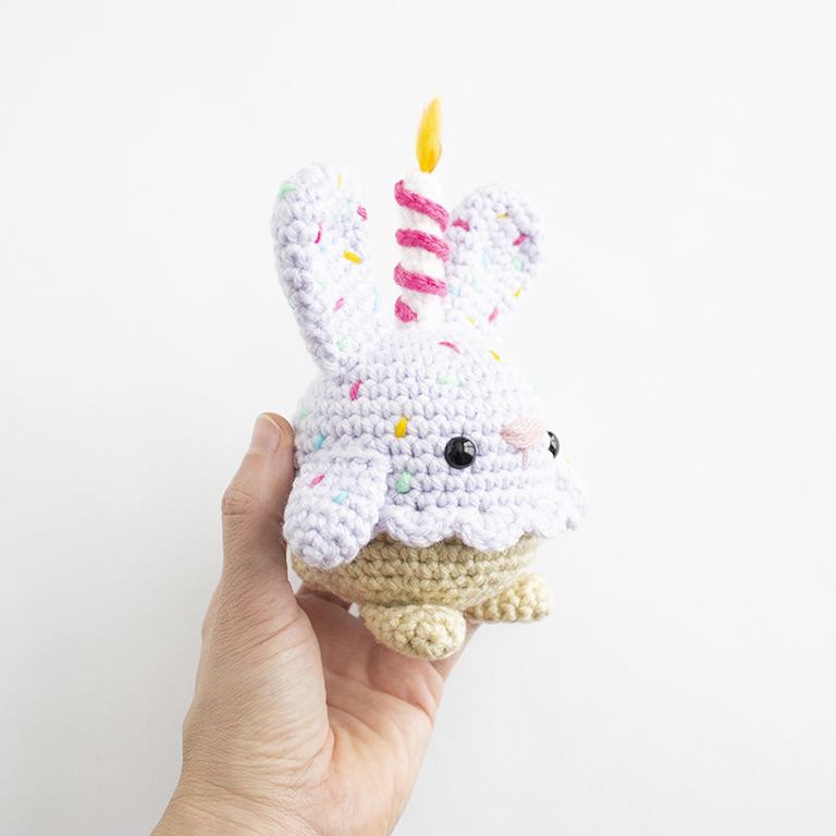 Crochet pattern bunny cupcake, easter crochet pattern, easte - Inspire  Uplift