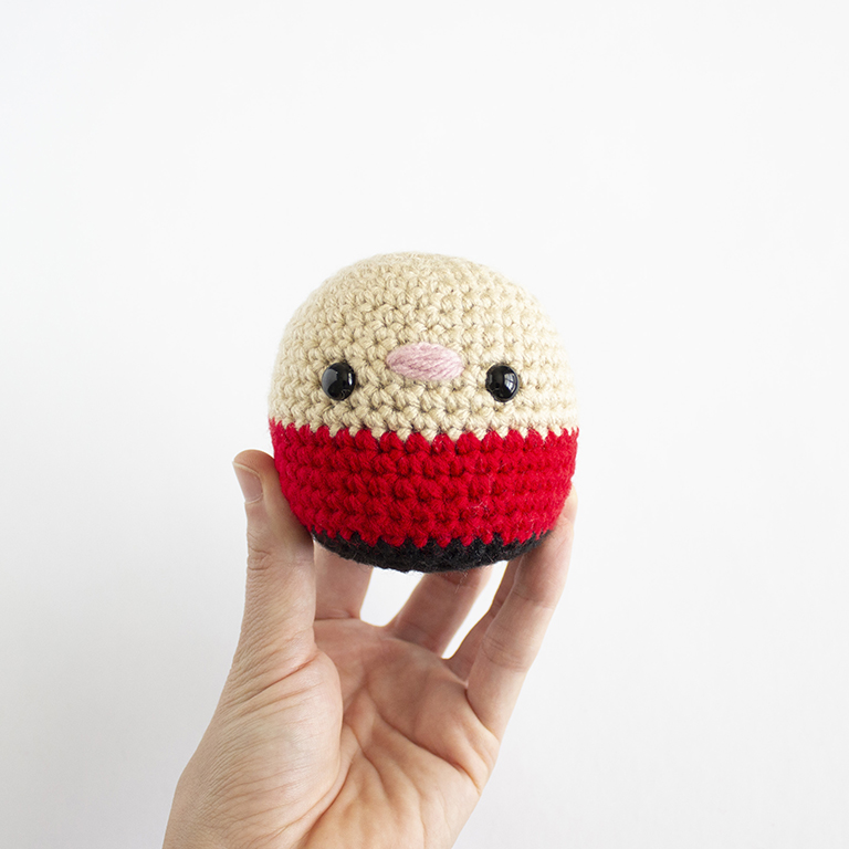 Free Crochet Christmas Santa Claus Bunny - Amigurumi Body - 01