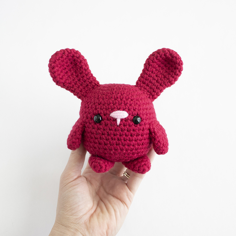 FREE Crochet Valentine’s Day Bunny - Chocolate Box Bunny - Plain