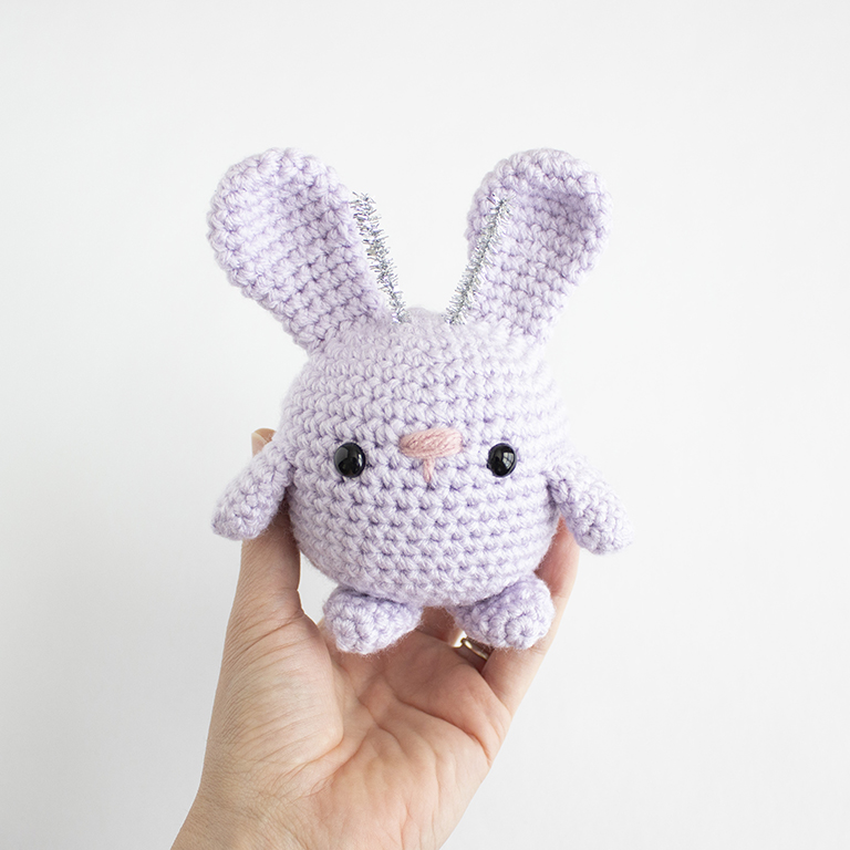 FREE Crochet Valentine’s Day Bunny - Cupid Bunny Antenna PLAIN