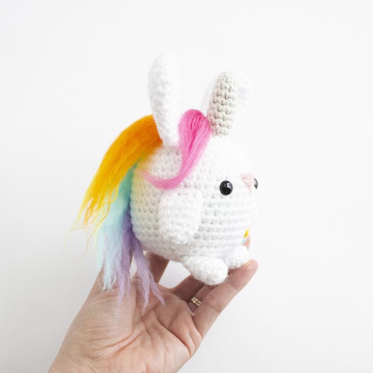FREE Crochet St. Patricks Day Amigurumi Bunnies - Unicorn - Hero - 3