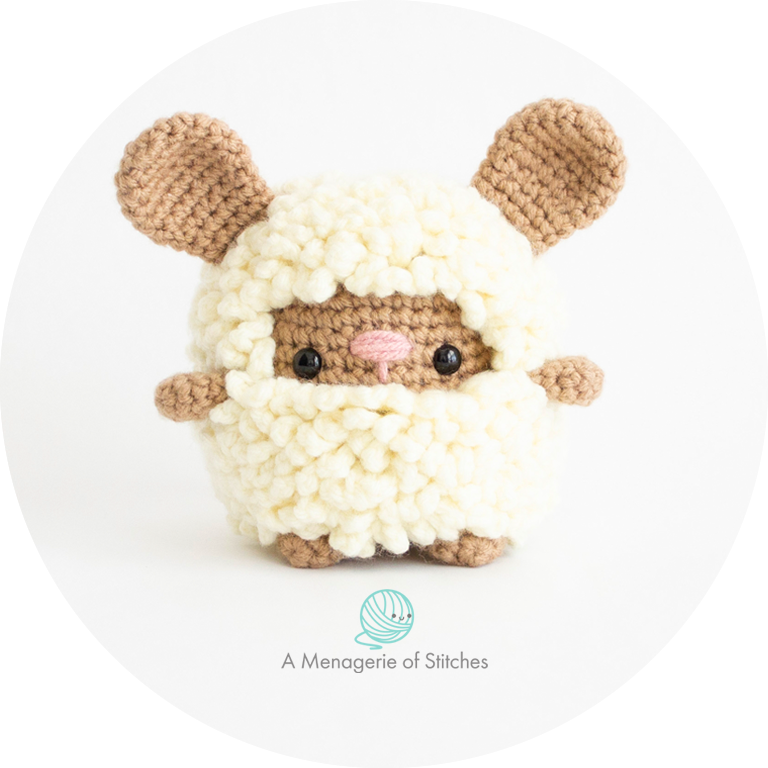 Free Crochet Easter Bunnies - Amigurumi SHEEP Bunny HERO WATERMARKED