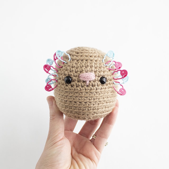 Easter Sheep Bunnies - Crochet Amigurumi Hair Mapping 06