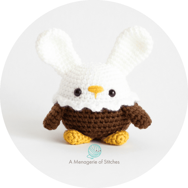 free july 4th crochet pattern bald eagle bunny hero