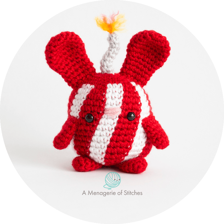 free july 4th crochet pattern firecracker bunny hero