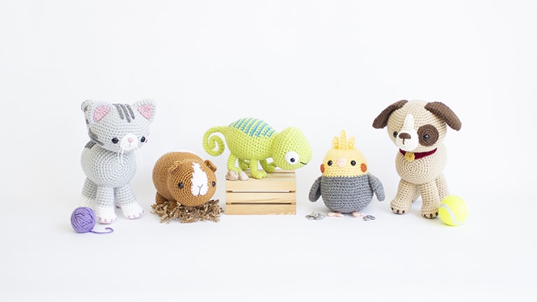 Animal Amigurumi Adventures v2 Material List - Pet Shop Crochet Section