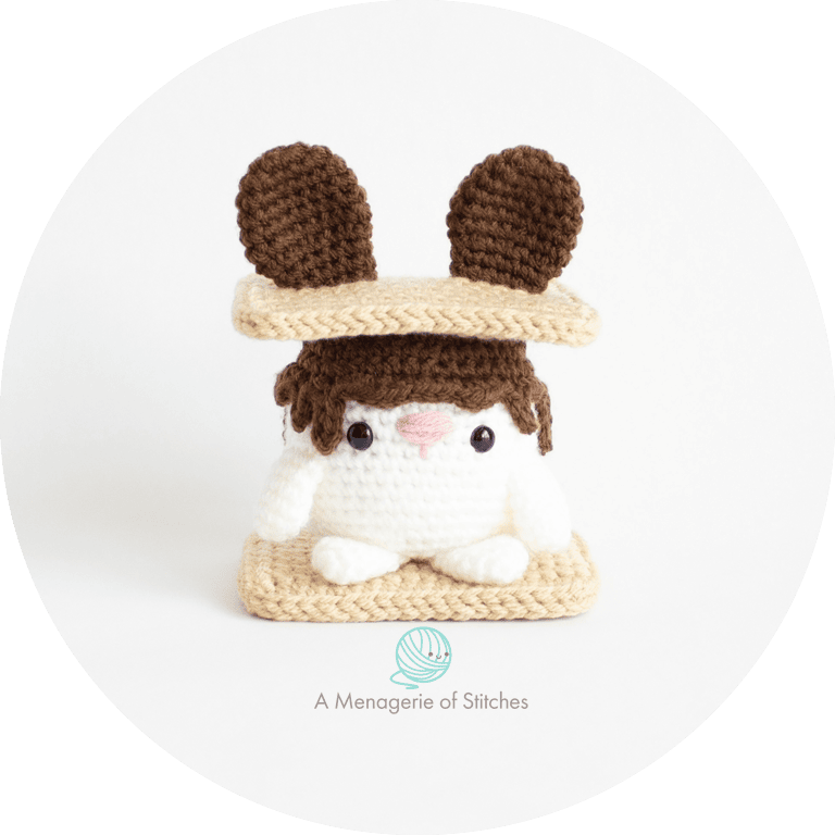 Back To School Bunnies Amigurumi - Smore Bunny HERO Feature
