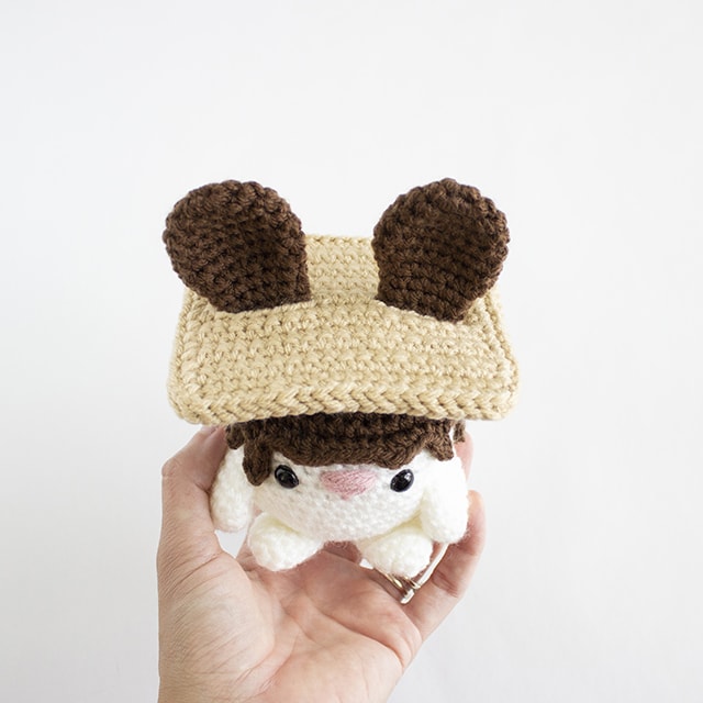 Back To School Bunnies Amigurumi - Crochet Smore Bunny Graham Cracker 40