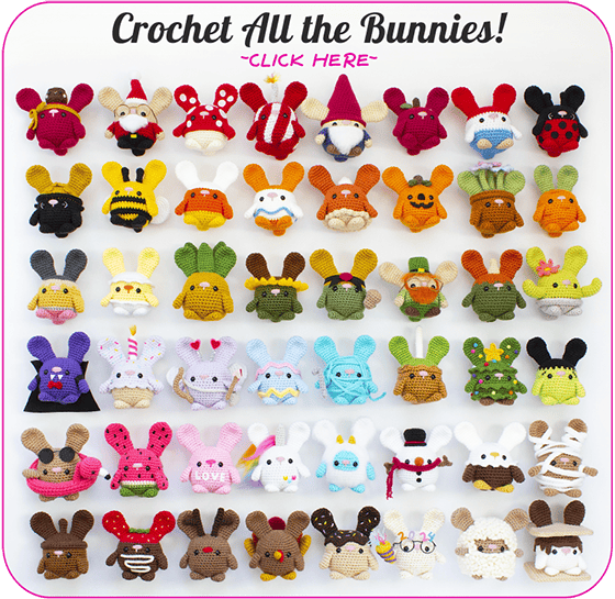 All Crochet Seasonal Chubby Bunny Patterns Free