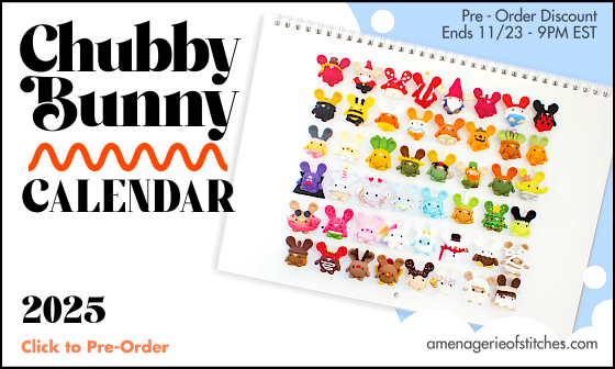 Chubby Bunny Crochet Pattern - Calendar Wide 02