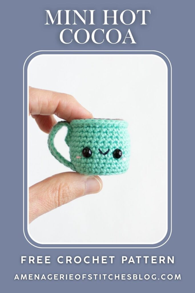 12 Days of Mini Christmas Amigurumi - Free Crochet Pattern Hot Cocoa