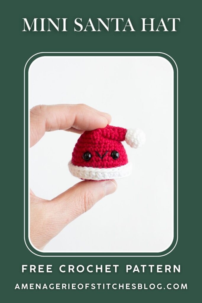 12 Days of Mini Christmas Amigurumi - Free Crochet Pattern  Santa Hat