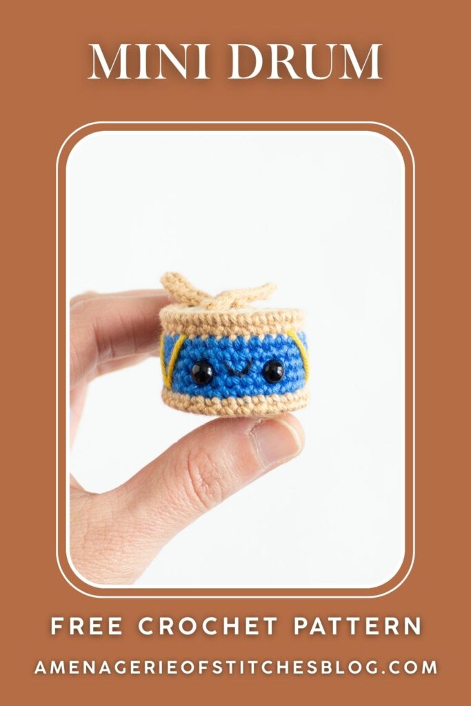 12 Days of Mini Christmas Amigurumi - Free Crochet Pattern  Drum