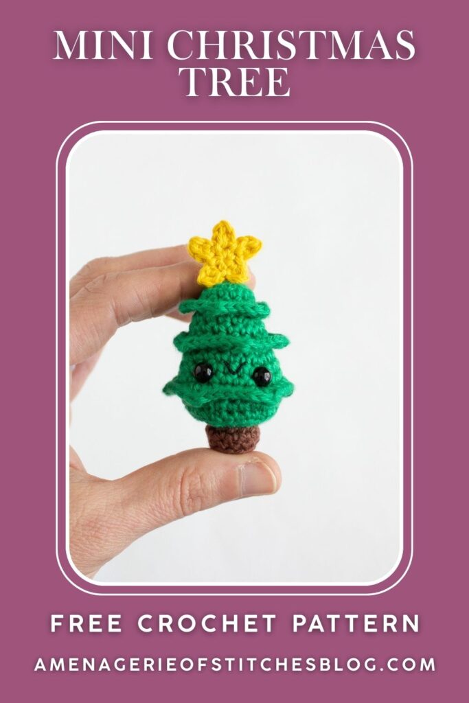 12 Days of Mini Christmas Amigurumi - Free Crochet Pattern  Christmas Tree