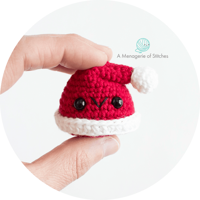 Santa Hat Watermark Free Christmas Crochet Pattern