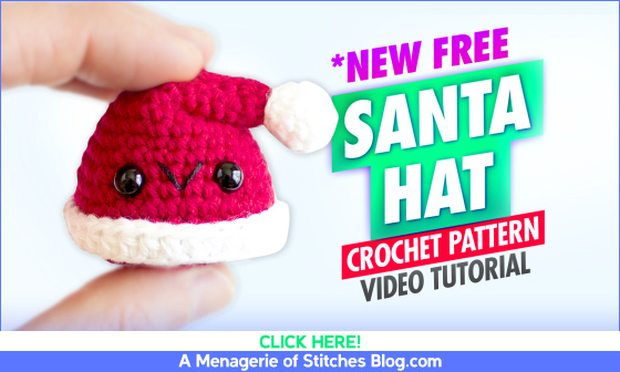 Santa Hat Crochet Pattern - Wide